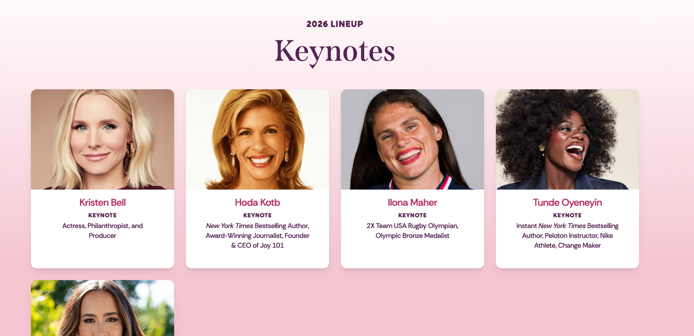 Current CFW speaker lineup